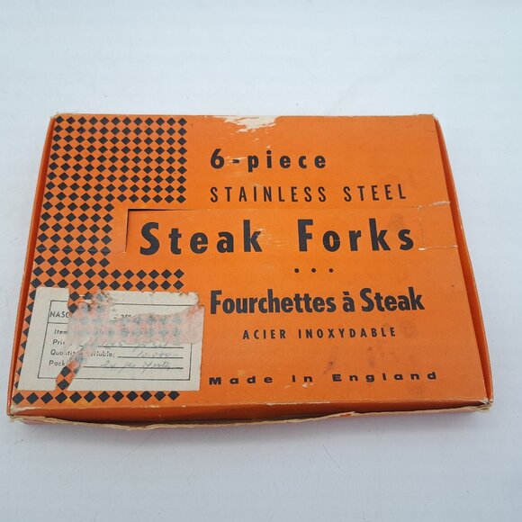 6 Place Shefield Steak and Fork Set - Picture 4 of 11